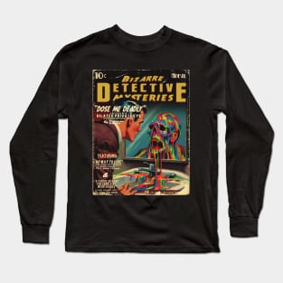 Retro Dosed Detective Pulp Magazine Long Sleeve T-Shirt